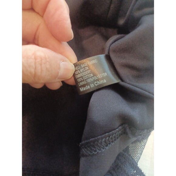 Lane Bryant NWT navy lace blouse 20 plus sz sleeveless sheer lined party holiday - Picture 7 of 10